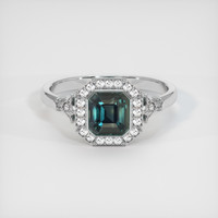 1.78 Ct. Sapphire Ring, Platinum 950 1