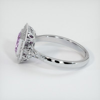 1.05 Ct. Pinkish Purple Sapphire Ring, Platinum 950 4