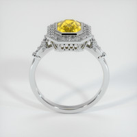 1.64 Ct. Yellow Sapphire Ring, Platinum 950 3