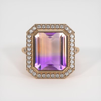 11.55 Ct. Gemstone Ring, 14K Rose Gold 1