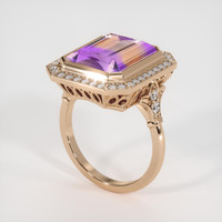 11.55 Ct. Gemstone Ring, 14K Rose Gold 2