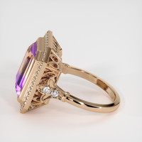 11.55 Ct. Gemstone Ring, 14K Rose Gold 4