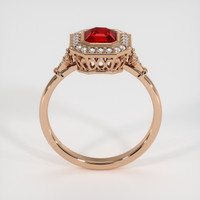 1.65 Ct. Ruby Ring, 14K Rose Gold 3