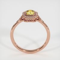 0.85 Ct. Sapphire Ring, 14K Rose Gold 3
