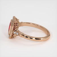 1.26 Ct. Ruby Ring, 18K Rose Gold 4