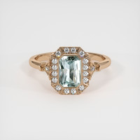 1.19 Ct. Sapphire Ring, 18K Rose Gold 1