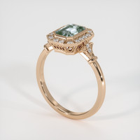 1.19 Ct. Sapphire Ring, 18K Rose Gold 2