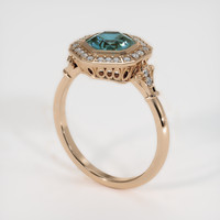 1.35 Ct. Sapphire Ring, 18K Rose Gold 2