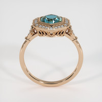 1.35 Ct. Sapphire Ring, 18K Rose Gold 3