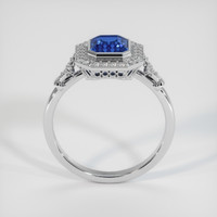 1.57 Ct. Blue Sapphire Ring, 10K White Gold 3