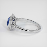 1.57 Ct. Blue Sapphire Ring, 10K White Gold 4