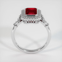 2.01 Ct. Ruby Ring, 10K White Gold 3