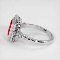 2.23 Ct. Ruby Ring, 10K White Gold 4
