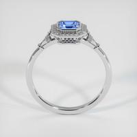 1.34 Ct. Blue Sapphire Ring, 10K White Gold 3