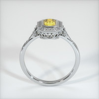 0.64 Ct. Yellow Sapphire Ring, 10K White Gold 3
