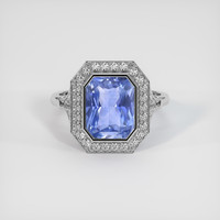 5.01 Ct. Sapphire Ring, 14K White Gold 1