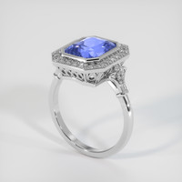 5.01 Ct. Sapphire Ring, 14K White Gold 2