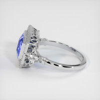 3.52 Ct. Sapphire Ring, 14K White Gold 4