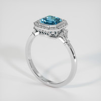 3.02 Ct. Gemstone Ring, 14K White Gold 2