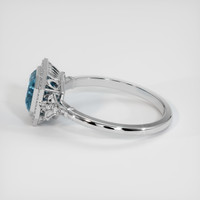 3.02 Ct. Gemstone Ring, 14K White Gold 4