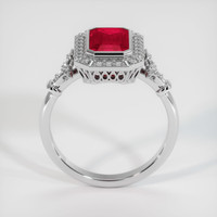 2.03 Ct. Ruby Ring, 14K White Gold 3