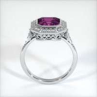 1.83 Ct. Pinkish Purple Sapphire Ring, 14K White Gold 3