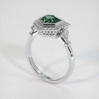 2.44 Ct. Sapphire Ring, 14K White Gold 2