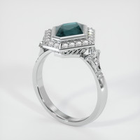 2.40 Ct. Sapphire Ring, 14K White Gold 2