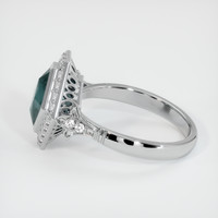 2.40 Ct. Sapphire Ring, 14K White Gold 4