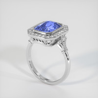 5.01 Ct. Sapphire Ring, 18K White Gold 2