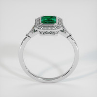 1.33 Ct. Emerald Ring, 18K White Gold 3