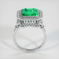 4.73 Ct. Emerald Ring, 18K White Gold 3