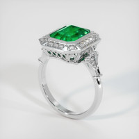 Emerald Ring 2.90 Ct., 18K White Gold Preview