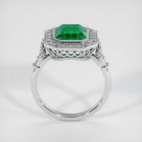 2.79 Ct. Emerald Ring, 18K White Gold 3