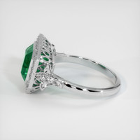 2.79 Ct. Emerald Ring, 18K White Gold 4