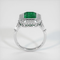 Pave Emerald Ring 2.43 Ct., 18K White Gold Preview
