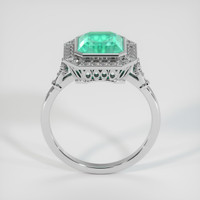 2.04 Ct. Emerald Ring, 18K White Gold 3