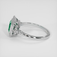 1.44 Ct. Emerald Ring, 18K White Gold 4
