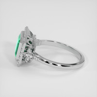 2.07 Ct. Emerald Ring, 18K White Gold 4