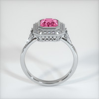 1.52 Ct. Pink Sapphire Ring, 18K White Gold 3