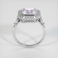 3.02 Ct. Pink Sapphire Ring, 18K White Gold 3
