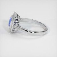 2.04 Ct. Sapphire Ring, 18K White Gold 4