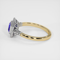 1.36 Ct. Sapphire Ring, 14K White & Yellow 4