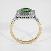 1.61 Ct. Bluish Green Sapphire Ring, 18K White & Yellow 3
