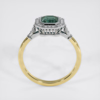 1.78 Ct. Bluish Green Sapphire Ring, 18K White & Yellow 3