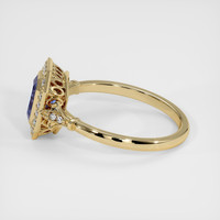 1.30 Ct. Blue Sapphire Ring, 10K Yellow Gold 4
