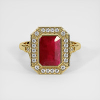 2.69 Ct. Ruby Ring, 14K Yellow Gold 1