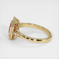 1.26 Ct. Ruby Ring, 14K Yellow Gold 4