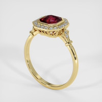 2.03 Ct. Ruby Ring, 14K Yellow Gold 2