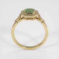 0.85 Ct. Green Sapphire Ring, 14K Yellow Gold 3